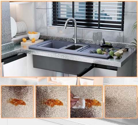 Rollo Adhesivo De Aluminio PREMIUM para Cocina de alta Calidad