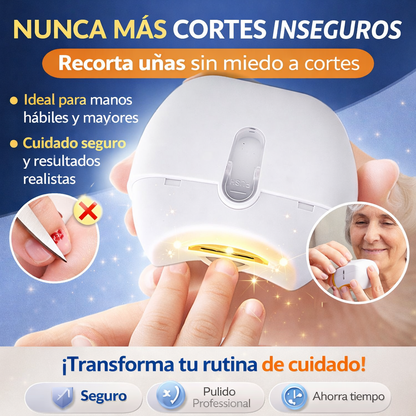 KIT CORTA UÑAS ELÉCTRICO PROFESIONAL + Regalo