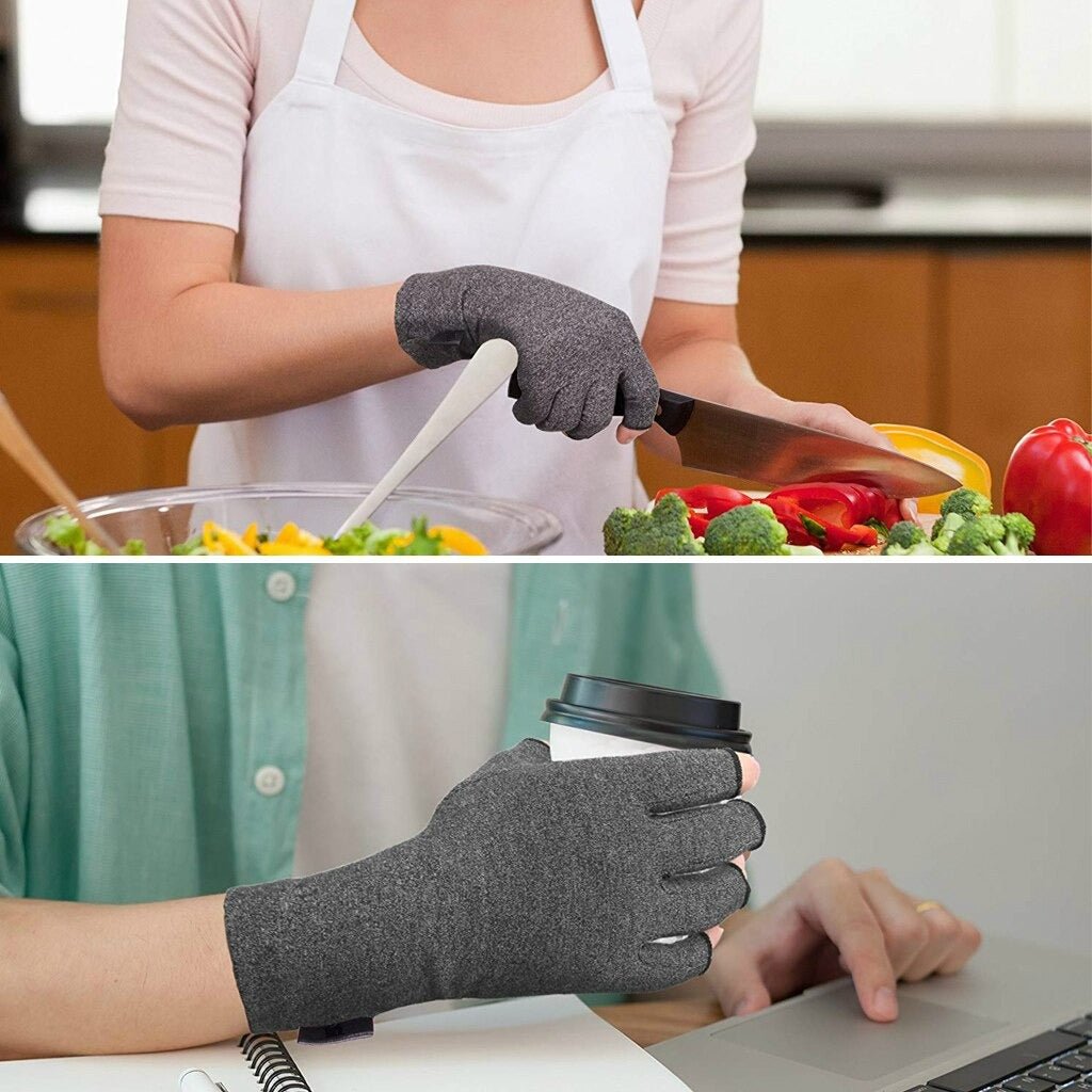 FlexHands™ - Guantes de compresión para artritis y artrosis - Comodidad y Alivio