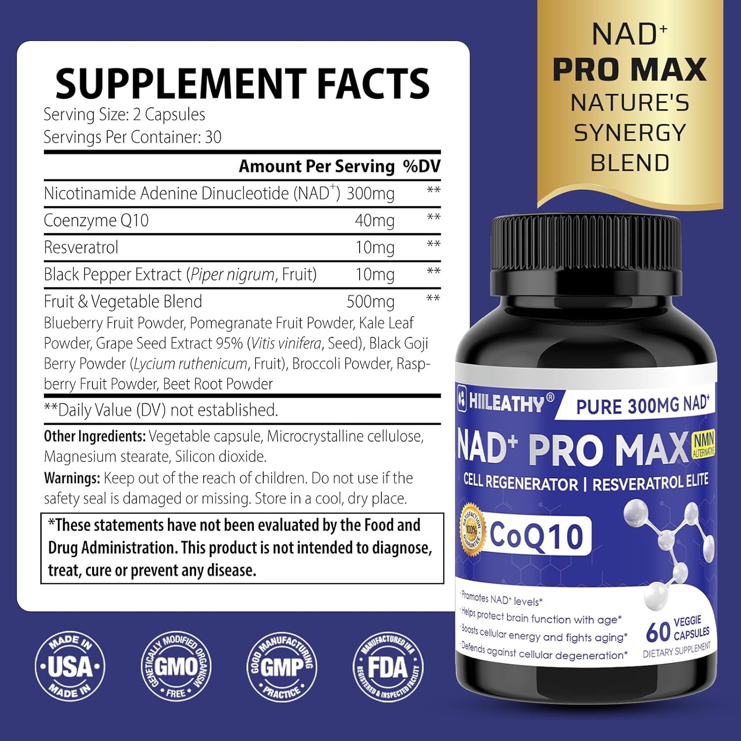 NAD+ PRO MAX Vitalidad Natural y CRECIMIENTO NATURAL + ENVIO GRATIS