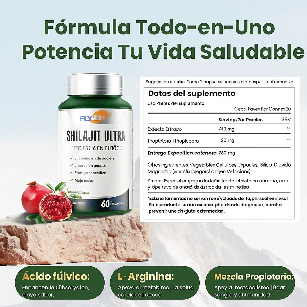 SHILAJIT ULTRA® – Energía natural, vitalidad diaria y apoyo integral para tu rendimiento + 🎁ENVÍO GRATIS